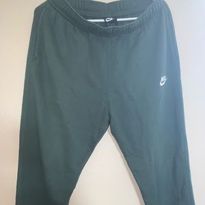 NIKE Olive Sweatpants (L)